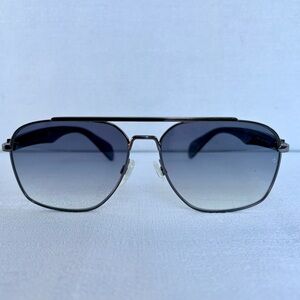 RAG & BONE Mens LG AVIATOR Sunglasses Blue Rust Dark Gradient Lens